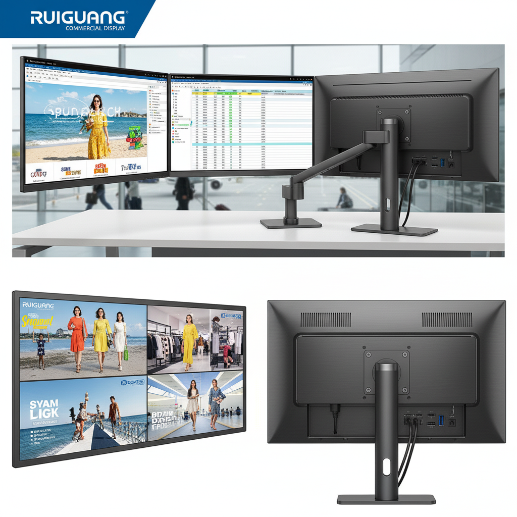 Ruiguang 21.5-inch Commercial Grade IPS LCD Monitor