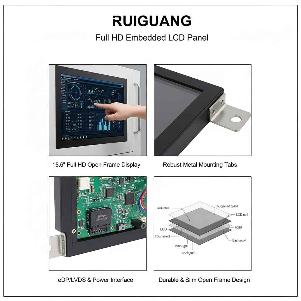 Ruiguang 15.6-inch Full HD Embedded LCD Panel