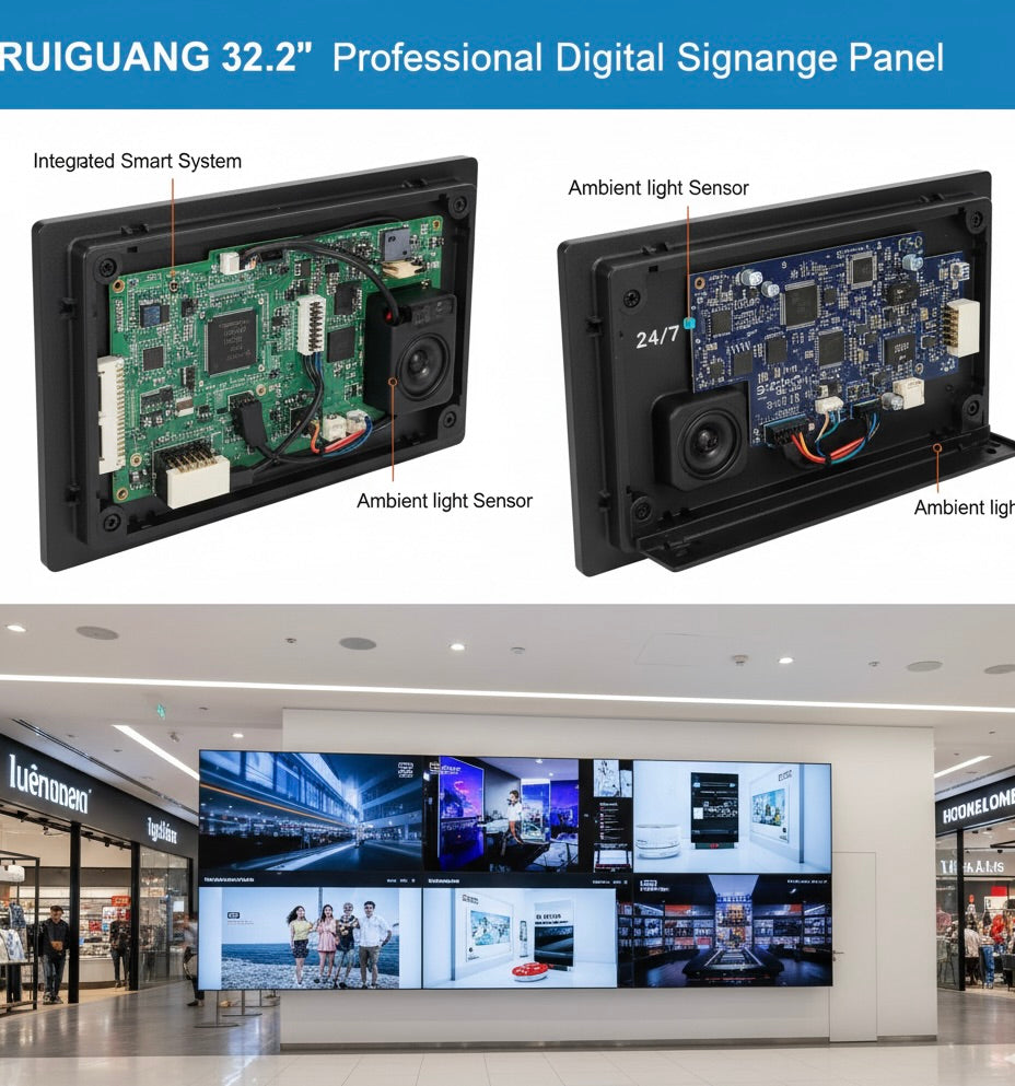Ruiguang 32-inch Professional Digital Signage LCD Panel