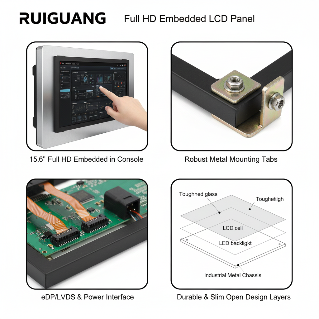 Ruiguang 15.6-inch Full HD Embedded LCD Panel