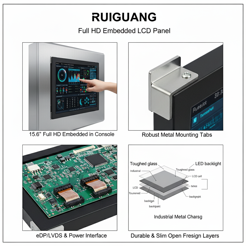 Ruiguang 15.6-inch Full HD Embedded LCD Panel